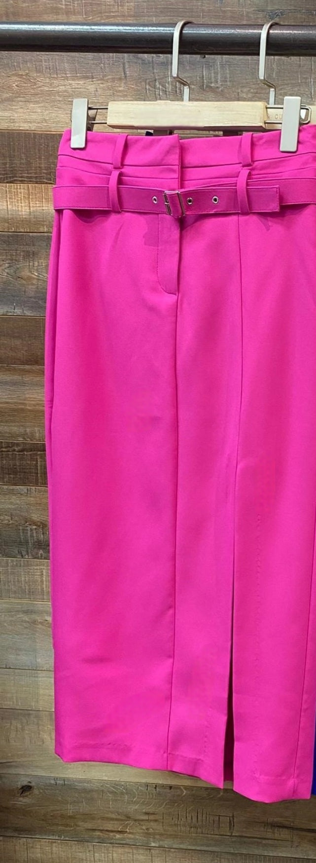 Pink High Rise Skirt