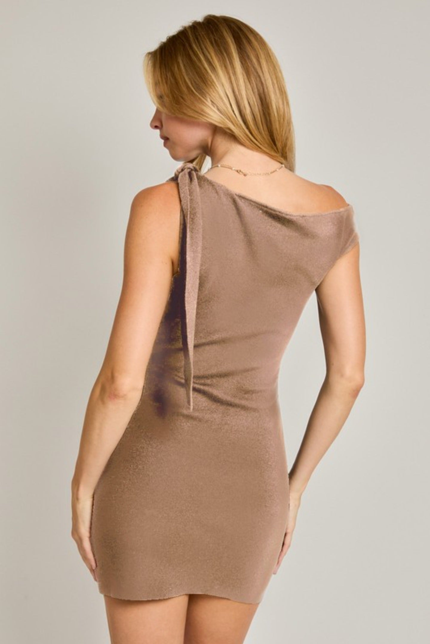 Asymmetrical Sweater Dress