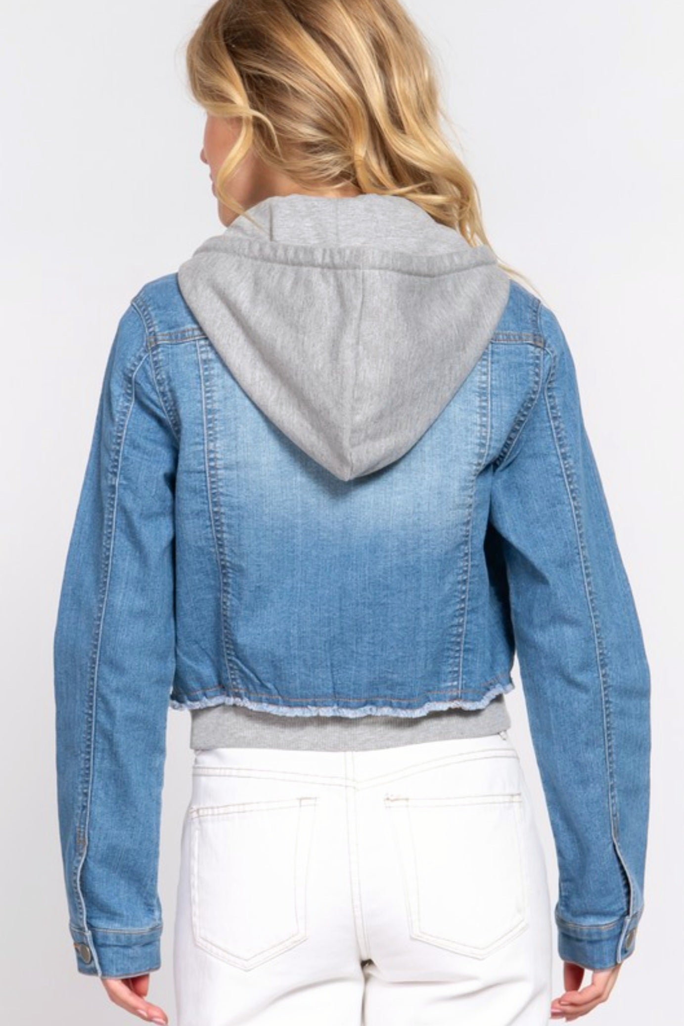 Denim Jacket w/Hoodie