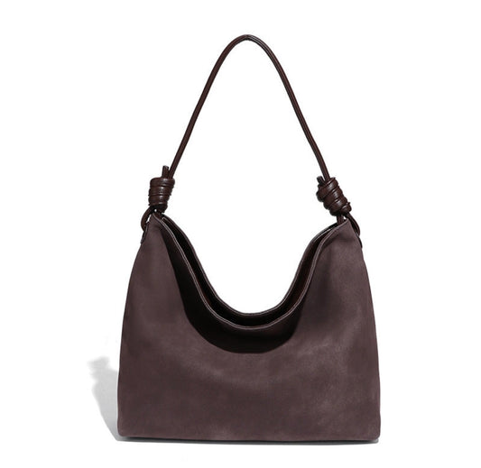 Suede Shoulder Bag