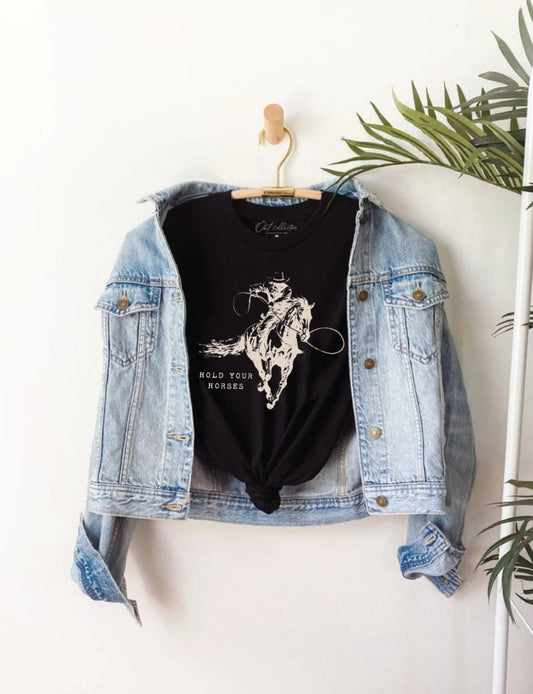 Black Cowboy T-Shirt