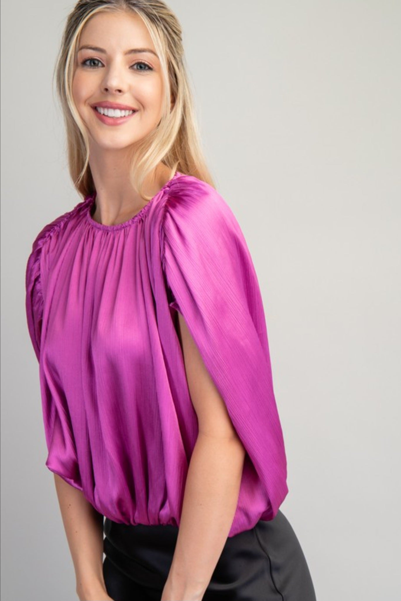 Bubble Hem Top