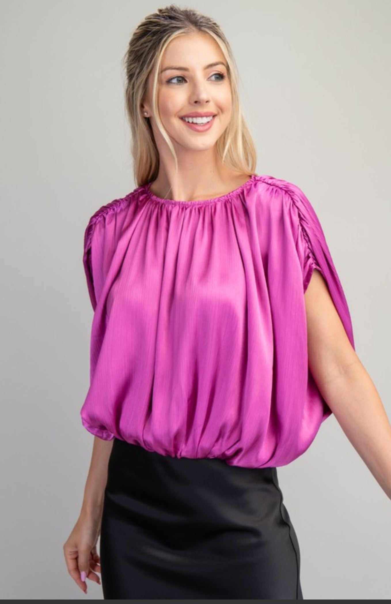 Bubble Hem Top