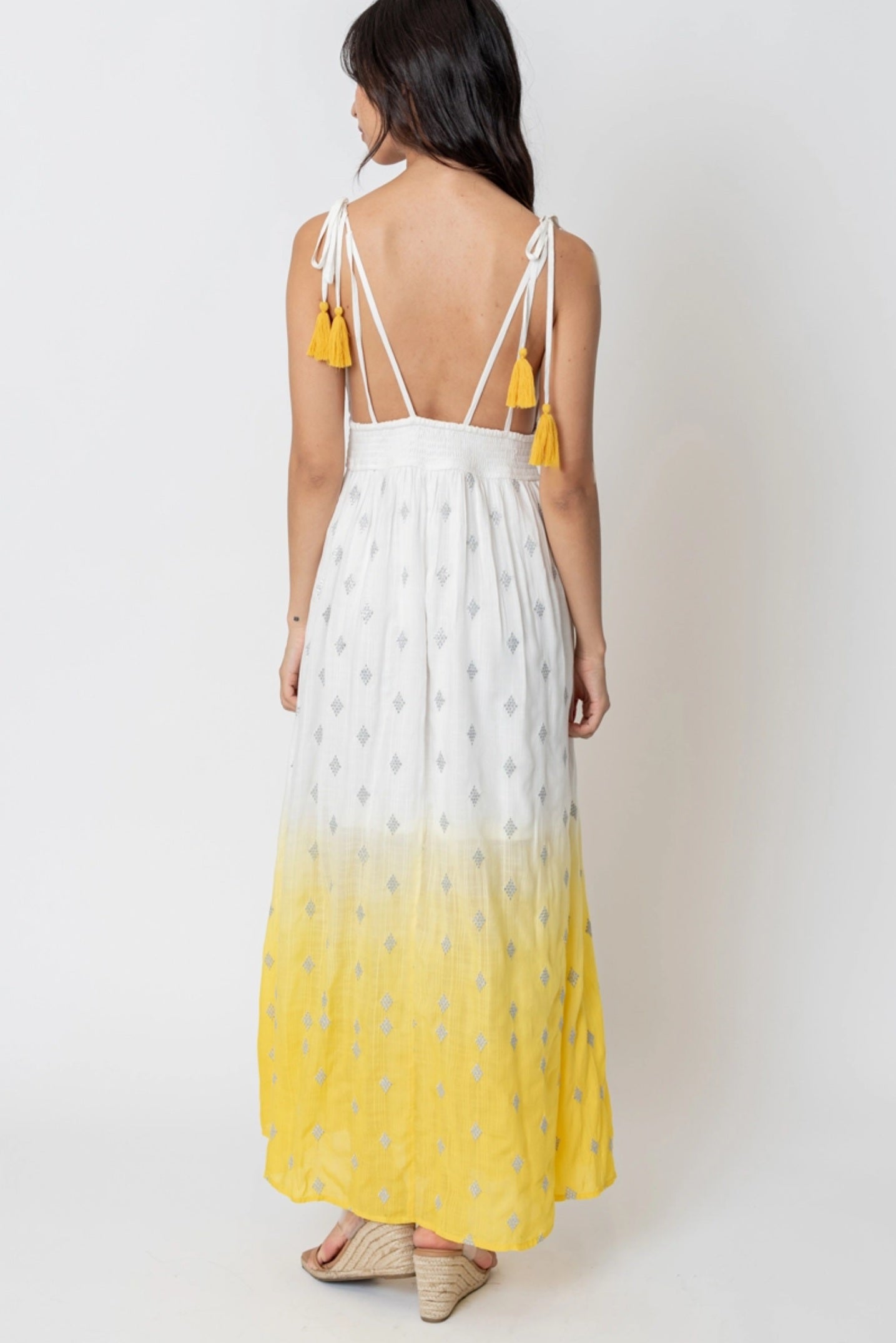 V Neck Maxi Dress