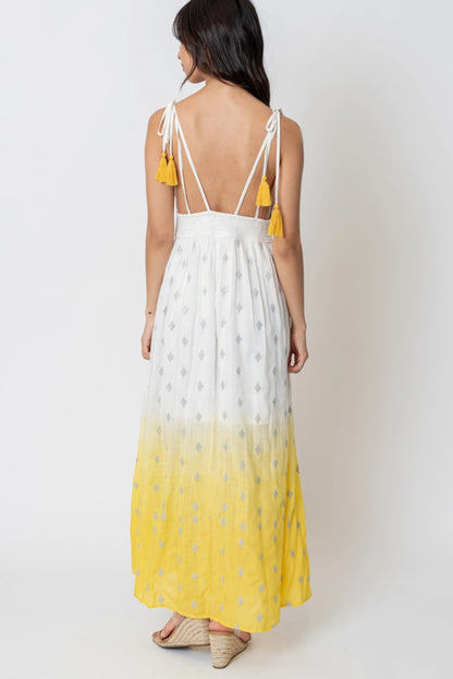 V Neck Maxi Dress