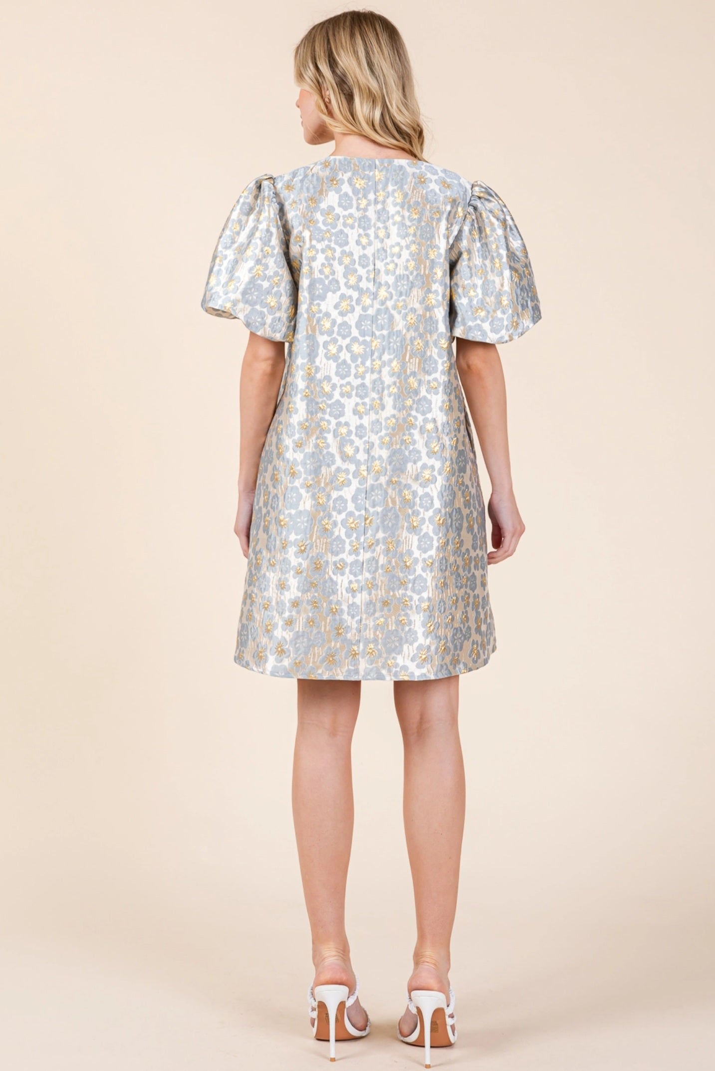 Floral Embroidered Mini Dress