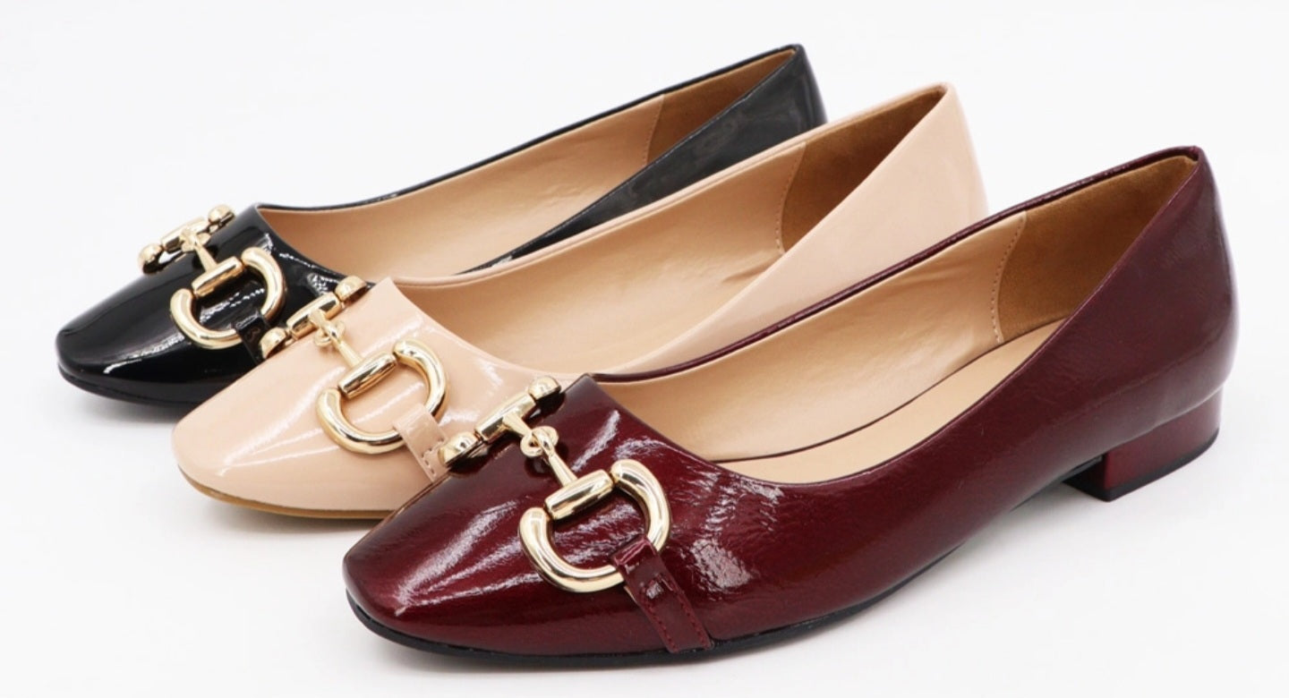 Horsebit Flat Shoes