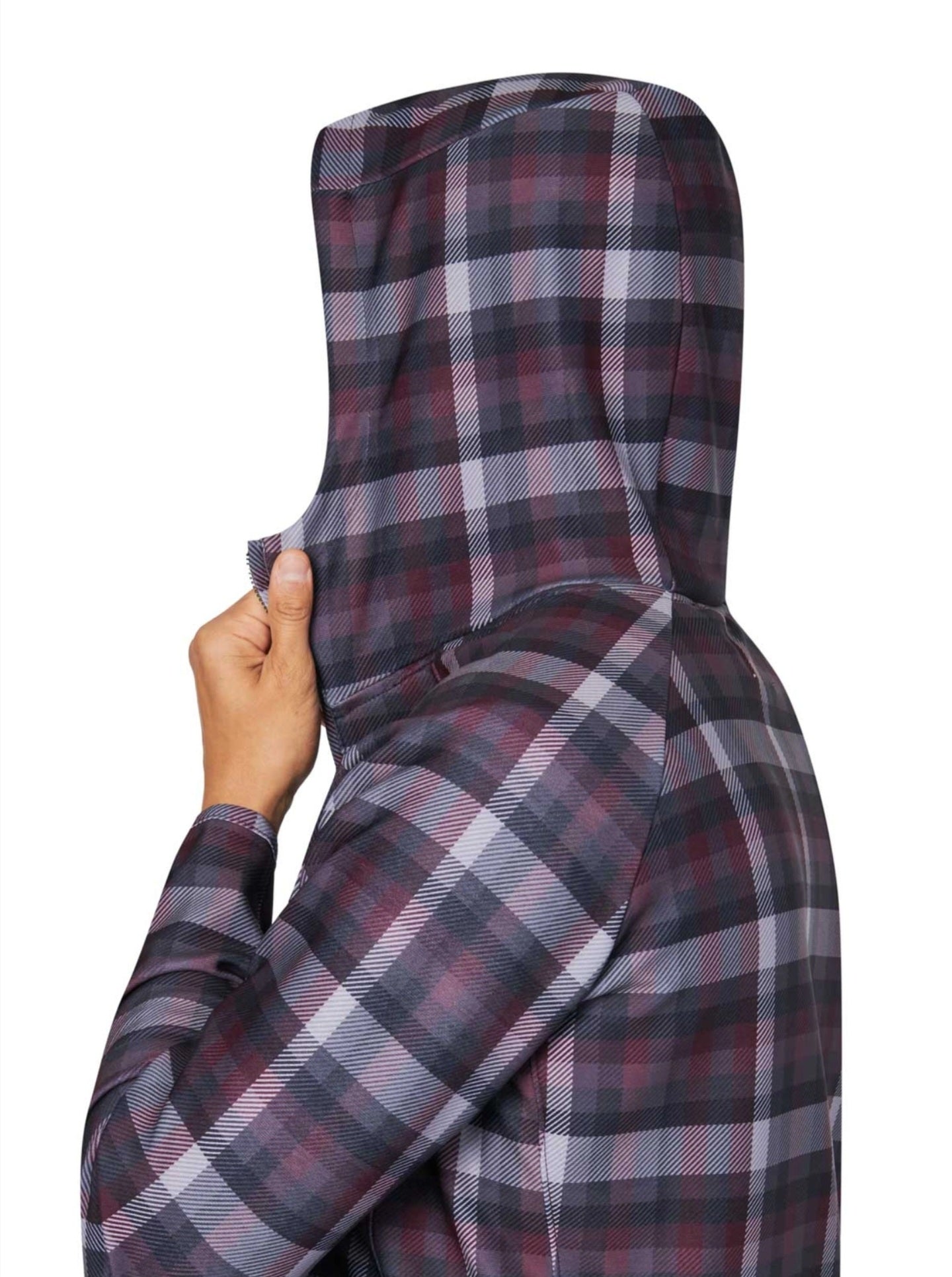 Plaid Hooded Jacket