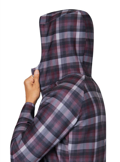 Plaid Hooded Jacket