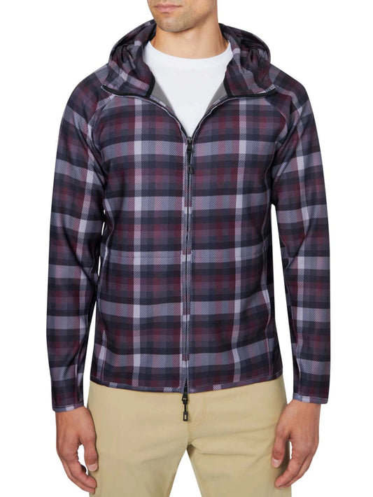 Plaid Hooded Jacket