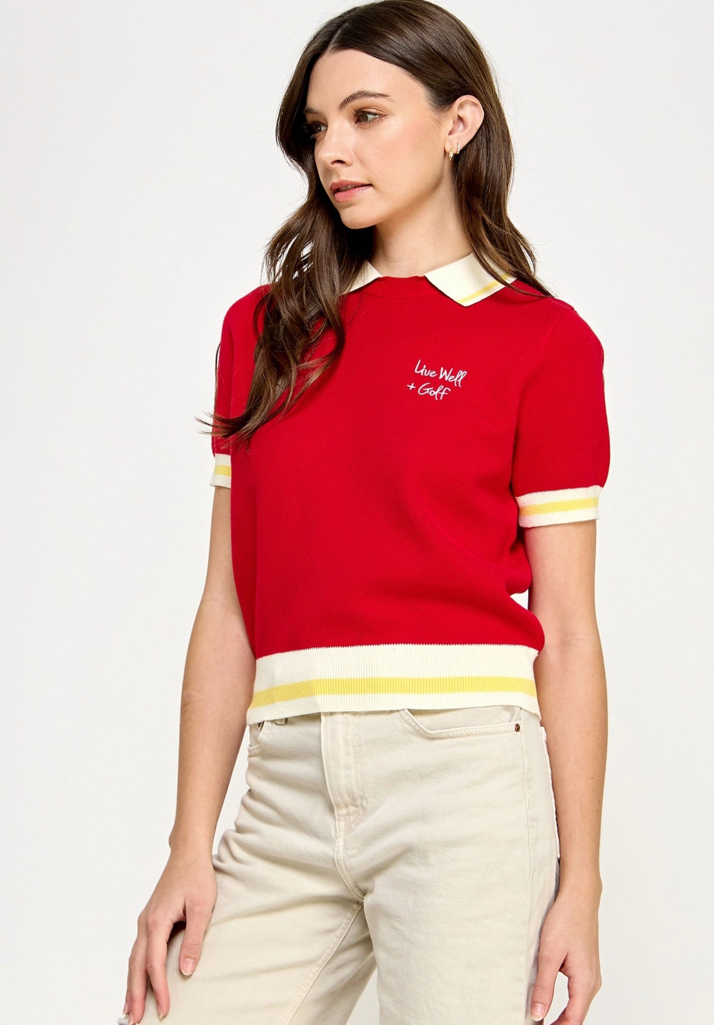 Red Polo Sweater