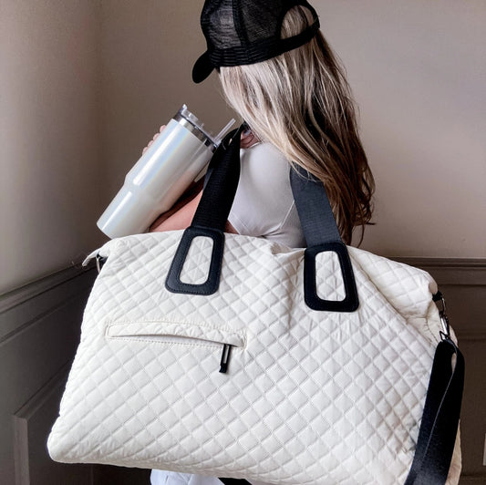 Quilted Weekender Bag